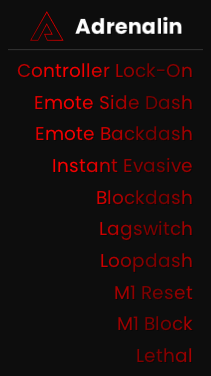 Adrenalin module list
